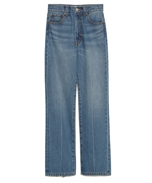 Mila Owen（ミラオーウェン）の「後ろスリットストレートデニムパンツ（デニムパンツ・レディース・ライトブルー/ブルー/ホワイト・0/1）」の5枚目の写真