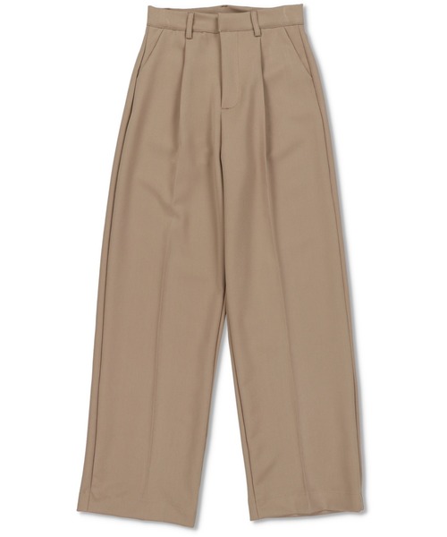 SPINNS(スピンズ)の「センタープレスワイドスラックスパンツ(スラックス・レディース・ブラック/ベージュ/チャコール・S/M)」の19枚目の写真