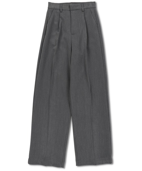 SPINNS(スピンズ)の「センタープレスワイドスラックスパンツ(スラックス・レディース・ブラック/ベージュ/チャコール・S/M)」の20枚目の写真