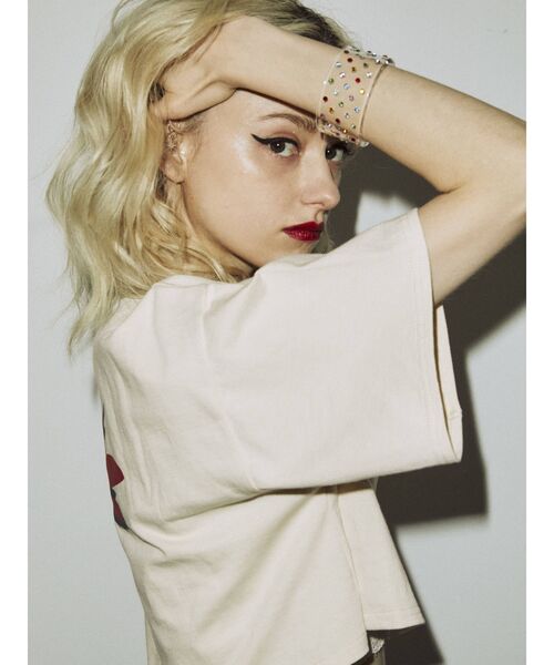 jouetie（ジュエティ）の「アクリルビジューバングル（バングル/リストバンド・レディース・ピンク/グリーン/クリア・FREE）」の8枚目の写真