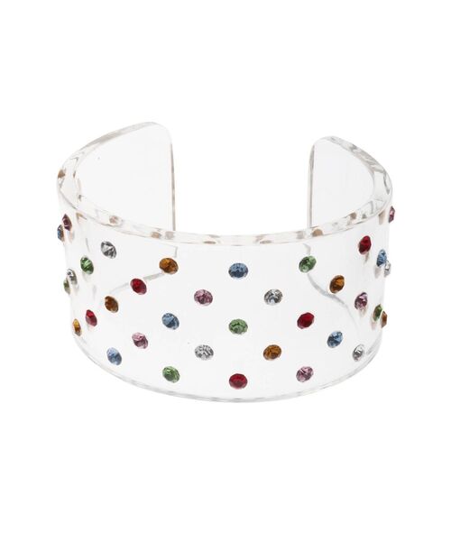 jouetie（ジュエティ）の「アクリルビジューバングル（バングル/リストバンド・レディース・ピンク/グリーン/クリア・FREE）」の11枚目の写真