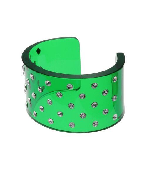 jouetie（ジュエティ）の「アクリルビジューバングル（バングル/リストバンド・レディース・ピンク/グリーン/クリア・FREE）」の15枚目の写真