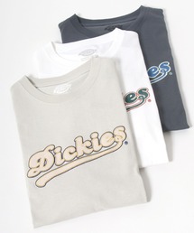 Dickies（ディッキーズ）の「Dickies(ディッキーズ)カレッジロゴアップリケロンT（Tシャツ/カットソー）」