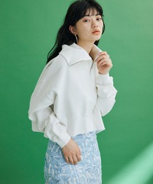 ADAM ET ROPE' | ZIPレイヤードスウェット(スウェット)