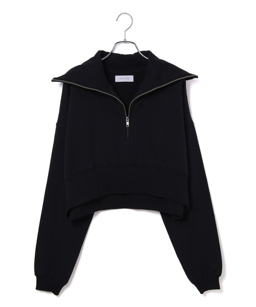 ADAM ET ROPE'(アダムエロペ)の「ZIPレイヤードスウェット(スウェット・レディース・ネイビー/オレンジ/ホワイト・FREE)」の14枚目の写真