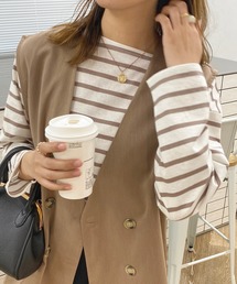 apres jour（アプレジュール）の「ボーダーカットトップス【ZOZOTOWN限定アイテム】（Tシャツ/カットソー）」