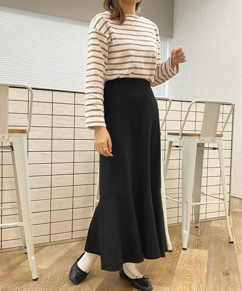 apres jour(アプレジュール)の「ボーダーカットトップス【ZOZOTOWN限定アイテム】(Tシャツ/カットソー・レディース・ピンク/グリーン系その他/オフホワイト/ブルー系その他・X-LARGE/フリー)」の13枚目の写真