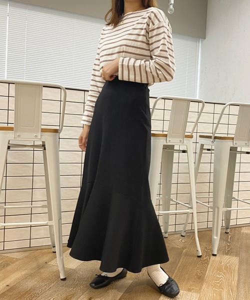apres jour(アプレジュール)の「ボーダーカットトップス【ZOZOTOWN限定アイテム】(Tシャツ/カットソー・レディース・ピンク/グリーン系その他/オフホワイト/ブルー系その他・X-LARGE/フリー)」の14枚目の写真