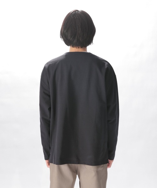 niko and...（ニコアンド）の「ペーパー鹿の子カーディガン（カーディガン/ボレロ・メンズ・ベージュ/ネイビー/グリーン・SMALL/MEDIUM/LARGE）」の9枚目の写真