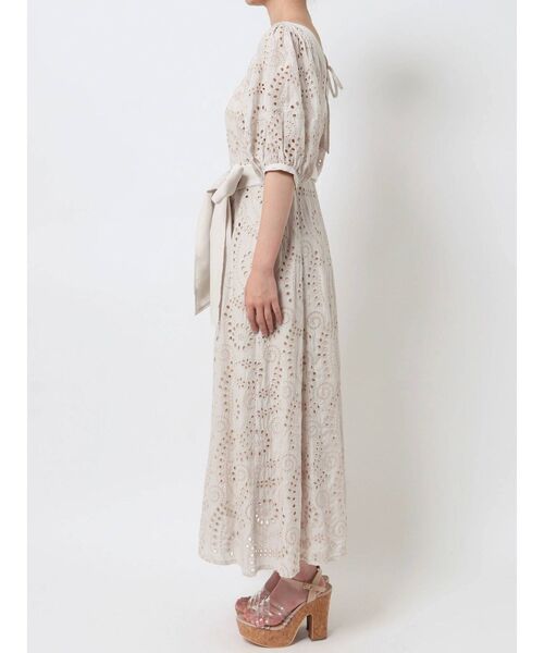 dazzlin(ダズリン)の「フラワーカットワークワンピース(ワンピース・レディース・ブラウン/オフホワイト・FREE)」の21枚目の写真