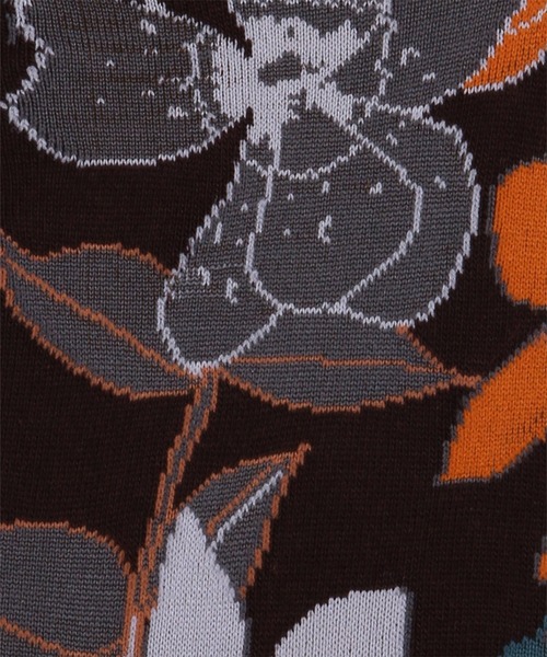 Paul Smith COLLECTION（ポールスミスコレクション）の「アーティストフローラル アンクルソックス / 124730 AN（ソックス/靴下・メンズ・ブラック/ダークブラウン/グレー・25-27）」の6枚目の写真