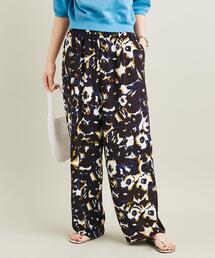 BEAUTY&YOUTH UNITED ARROWS | BY フラワープリント イージーワイドパンツ -ウォッシャブル-(その他パンツ)