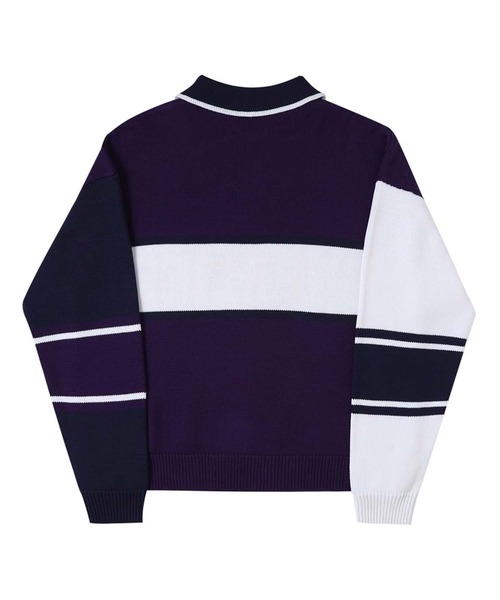 atmos(アトモス)の「SUPPLIER NEW COLLEGE LOGO KNIT / サプライヤー ニューカレッジロゴニット(ニット/セーター・メンズ・パープル・S/L/XL/M)」の8枚目の写真