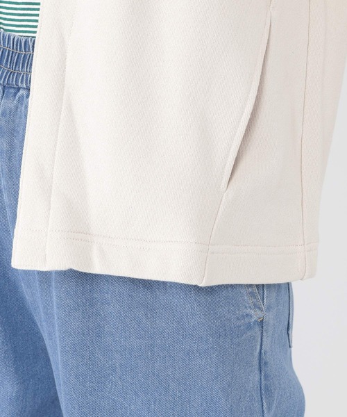 studio CLIP（スタディオクリップ）の「裏毛着流しショート丈ブルゾン（ブルゾン・レディース・ライトグレー/ネイビー/ベージュ・FREE）」の13枚目の写真