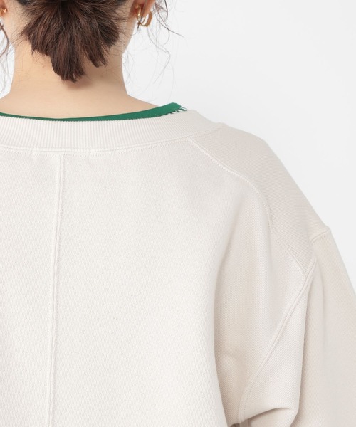 studio CLIP（スタディオクリップ）の「裏毛着流しショート丈ブルゾン（ブルゾン・レディース・ライトグレー/ネイビー/ベージュ・FREE）」の14枚目の写真