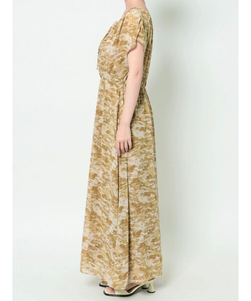 COTORICA（コトリカ）の「ウエストマークプリントフレアワンピース（ワンピース・レディース・グレー/イエロー・FREE）」の19枚目の写真