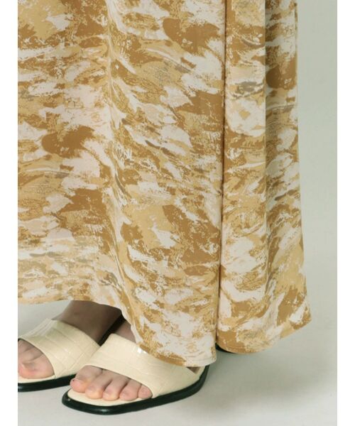 COTORICA（コトリカ）の「ウエストマークプリントフレアワンピース（ワンピース・レディース・グレー/イエロー・FREE）」の22枚目の写真