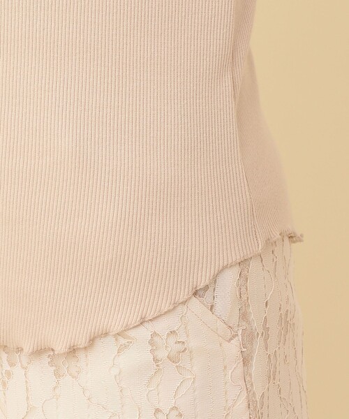 ME COUTURE（ミークチュール）の「コンビパフスリーブカットソー（Tシャツ/カットソー・レディース・ライトグリーン/アイボリー・FREE）」の18枚目の写真