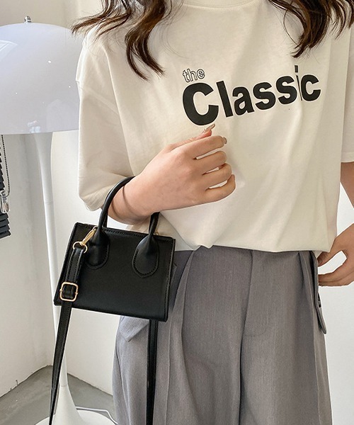 c.u.l（シーユーエル）の「【c.u.l】2wayスクエアミニショルダーバック cula381（ショルダーバッグ・レディース・ベージュ/アイボリー/ライトブラウン/ブラック/グリーン・FREE）」の3枚目の写真