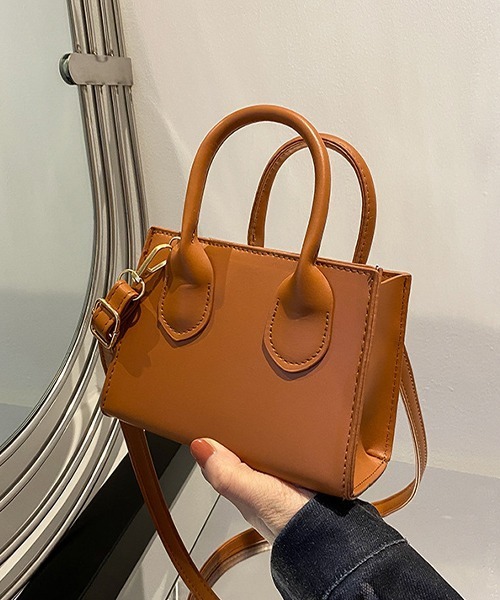 c.u.l（シーユーエル）の「【c.u.l】2wayスクエアミニショルダーバック cula381（ショルダーバッグ・レディース・ベージュ/アイボリー/ライトブラウン/ブラック/グリーン・FREE）」の10枚目の写真