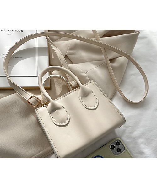 c.u.l（シーユーエル）の「【c.u.l】2wayスクエアミニショルダーバック cula381（ショルダーバッグ・レディース・ベージュ/アイボリー/ライトブラウン/ブラック/グリーン・FREE）」の19枚目の写真