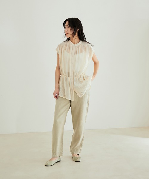 アダム・エ・ロペ　淡いグリーン SALON adam et rope'（サロン アダム エ ロペ）の「［ご好評につき新色