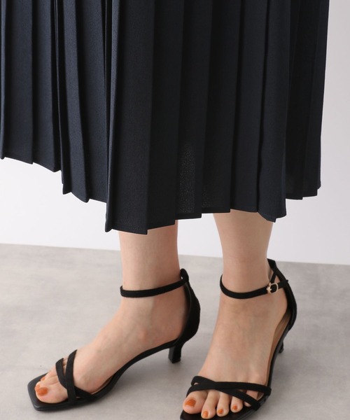 LEPSIM（レプシィム）の「プリーツキリカエワンピース　272194（ワンピース・レディース・ネイビー/ブルー/モカ・FREE）」の11枚目の写真