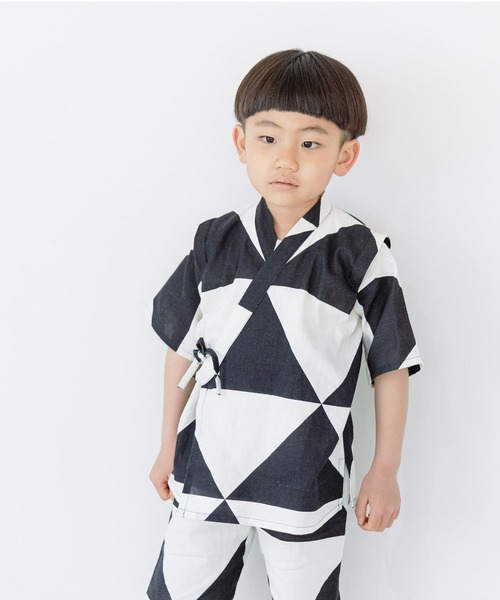 LOWRYS FARM（ローリーズファーム）の「甚平　280848（浴衣・キッズ・ブラック/グレー・110cm/130cm/150cm）」の7枚目の写真