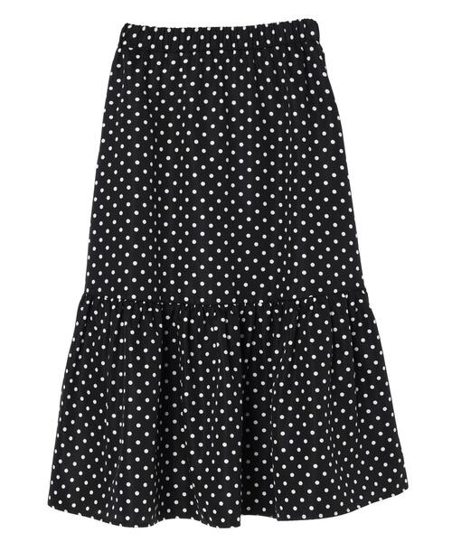 ELENCARE DUE(エレンカーレデュエ)の「・ELENCARE DUE ドットティアードスカート(スカート・レディース・ブラック/ベージュ・FREE)」の16枚目の写真