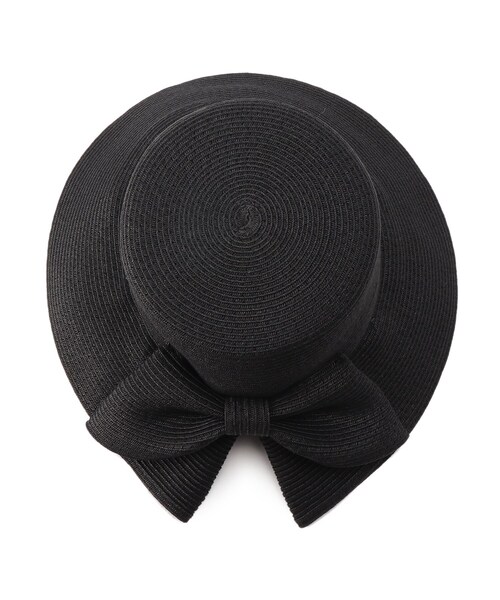 couture brooch（クチュールブローチ）の「◆バックリボン　ブレードバケットハット（ハット・レディース・ナチュラル/ブラック・00）」の5枚目の写真
