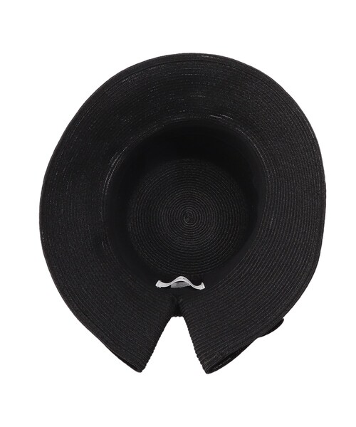 couture brooch（クチュールブローチ）の「◆バックリボン　ブレードバケットハット（ハット・レディース・ナチュラル/ブラック・00）」の6枚目の写真