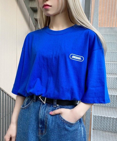 Figments（フィグメンツ）の「DimensionロゴＴシャツ（Tシャツ/カットソー・レディース・ブルー/ブラック/ホワイト・FREE）」の14枚目の写真