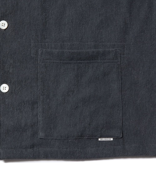 COOTIE PRODUCTIONS(クーティープロダクションズ)の「Pile Open Collar S/S Shirt(シャツ/ブラウス・メンズ・ブラック/グレー・SMALL/MEDIUM/LARGE/X-LARGE)」の7枚目の写真