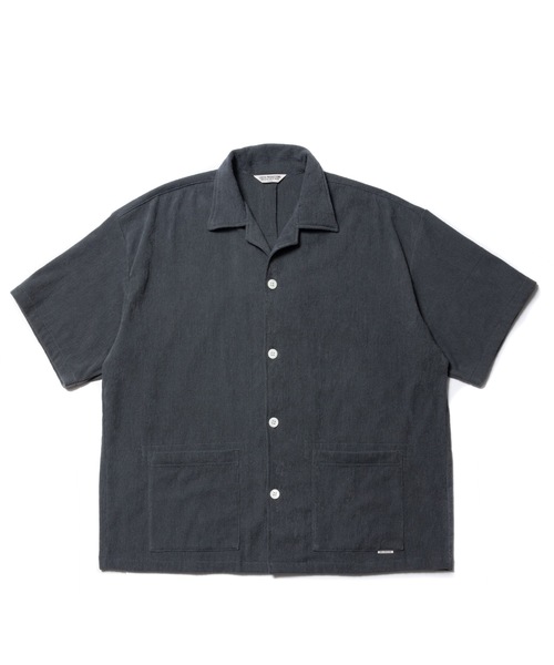 COOTIE PRODUCTIONS(クーティープロダクションズ)の「Pile Open Collar S/S Shirt(シャツ/ブラウス・メンズ・ブラック/グレー・SMALL/MEDIUM/LARGE/X-LARGE)」の8枚目の写真