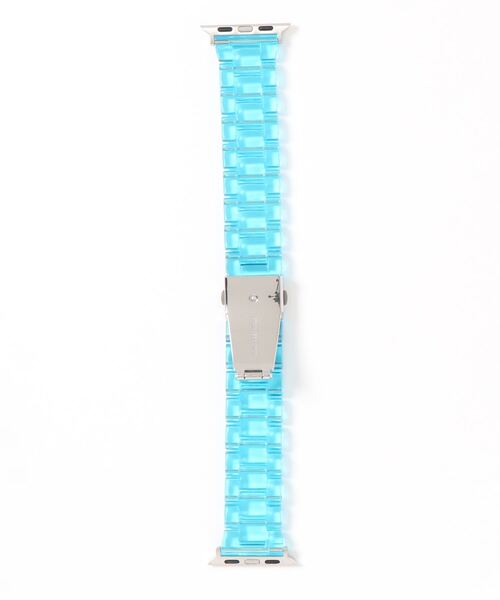 Fun & Daily(ファンアンドデイリー)の「F&D : AppleWatch Clear Band(デジタル腕時計・メンズ・ブルー/クリア/ピンク/ブラック・A/40/44)」の12枚目の写真