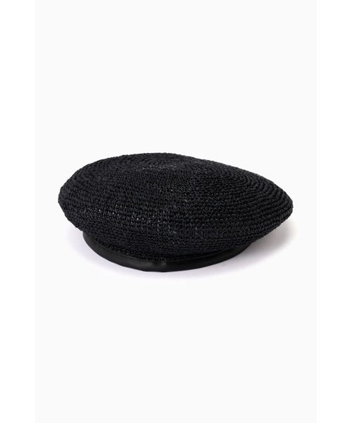 ROSE BUD（ローズバッド）の「雑材ベレー（ハンチング/ベレー帽・レディース・ホワイト/ブラック・FREE）」の5枚目の写真