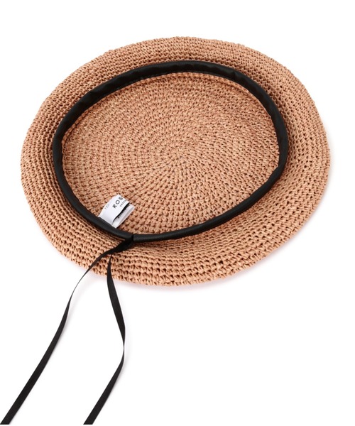 ROSE BUD（ローズバッド）の「雑材ベレー（ハンチング/ベレー帽・レディース・ホワイト/ブラック・FREE）」の15枚目の写真