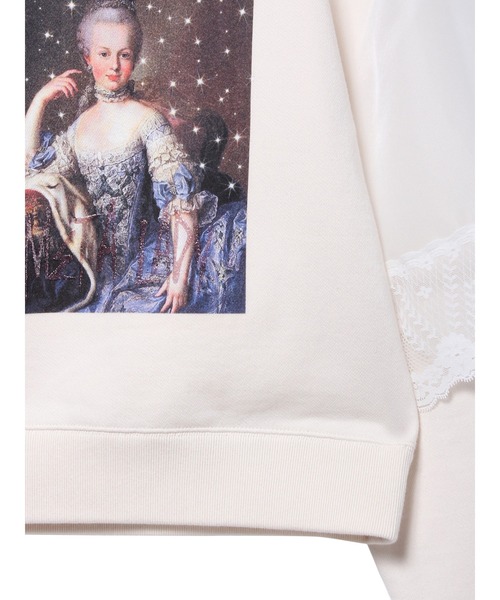 PAMEO POSE（パメオポーズ）の「Antoinette Sweat Shirts（スウェット・レディース・ホワイト/ブラック・FREE）」の13枚目の写真