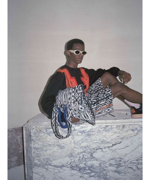 MARCELO BURLON（マルセロ・バーロン）の「FOLK JACQUARD COULISSE SHORT（その他パンツ・メンズ・ブラック系その他・M）」の6枚目の写真