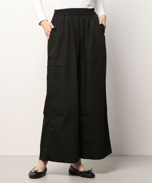 AVIREX（アヴィレックス）の「TUCK GATHERS WIDE PANTS/ タックギャザーワイドパンツ（その他パンツ・レディース・ブラック/ブラウン/アイボリー・FREE）」の8枚目の写真
