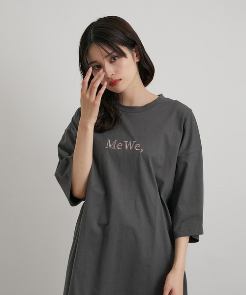 JUNRED(ジュンレッド)の「ME WE BIG Tシャツ(Tシャツ/カットソー・メンズ・ホワイト/チャコールグレー/グリーン/イエロー・S/M/L)」の3枚目の写真