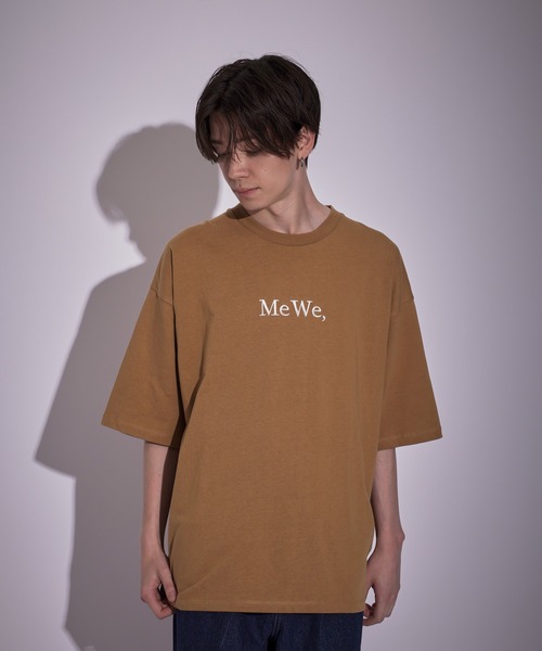 JUNRED(ジュンレッド)の「ME WE BIG Tシャツ(Tシャツ/カットソー・メンズ・ホワイト/チャコールグレー/グリーン/イエロー・S/M/L)」の1枚目の写真