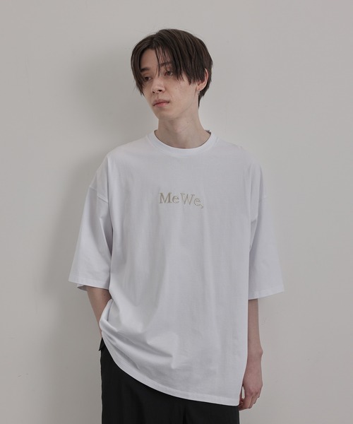 JUNRED(ジュンレッド)の「ME WE BIG Tシャツ(Tシャツ/カットソー・メンズ・ホワイト/チャコールグレー/グリーン/イエロー・S/M/L)」の5枚目の写真