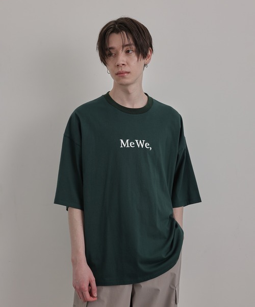 JUNRED(ジュンレッド)の「ME WE BIG Tシャツ(Tシャツ/カットソー・メンズ・ホワイト/チャコールグレー/グリーン/イエロー・S/M/L)」の14枚目の写真