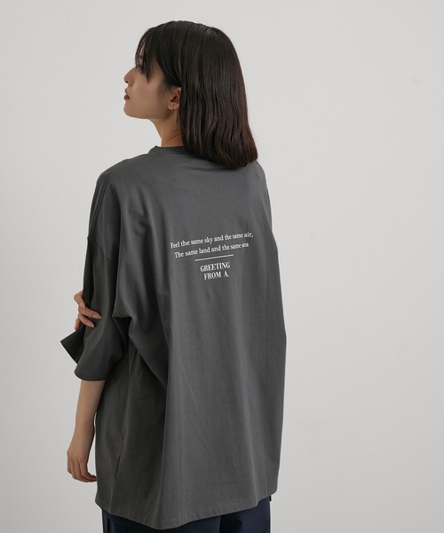 JUNRED(ジュンレッド)の「ME WE BIG Tシャツ(Tシャツ/カットソー・メンズ・ホワイト/チャコールグレー/グリーン/イエロー・S/M/L)」の6枚目の写真