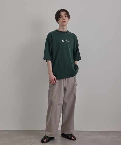 JUNRED(ジュンレッド)の「ME WE BIG Tシャツ(Tシャツ/カットソー・メンズ・ホワイト/チャコールグレー/グリーン/イエロー・S/M/L)」の7枚目の写真