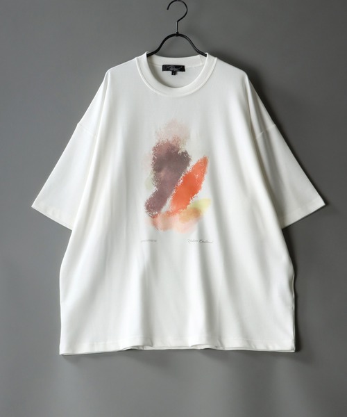 SITRY（シトリー）の「COOL Cardboard wide crew neck art pullover/クールダンボール ワイド クルーネック アート プルオーバー（Tシャツ/カットソー・メンズ・ホワイト/ライトグレー/ブラック/ホワイト系その他/ブラック系その他/グレー系その他/ホワイト系その他2/ブラック系その他2/グレー系その他2/ブラック系その他3/グレー系その他3/ホワイト系その他3・M/L）」の4枚目の写真