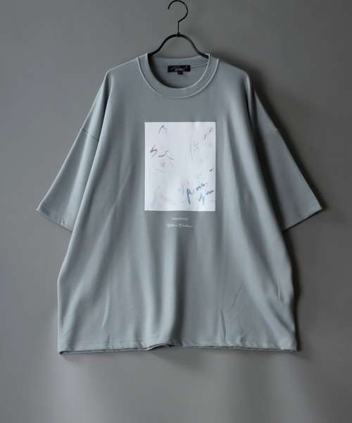 SITRY（シトリー）の「COOL Cardboard wide crew neck art pullover/クールダンボール ワイド クルーネック アート プルオーバー（Tシャツ/カットソー・メンズ・ホワイト/ライトグレー/ブラック/ホワイト系その他/ブラック系その他/グレー系その他/ホワイト系その他2/ブラック系その他2/グレー系その他2/ブラック系その他3/グレー系その他3/ホワイト系その他3・M/L）」の9枚目の写真