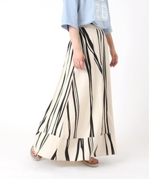 B.C STOCK | ドローイングストライプマキシスカート(スカート)