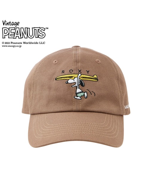 ROXY（ロキシー）の「PEANUTS 6PANEL/ロキシーピーナッツコラボ帽子(キャップ）（キャップ・レディース・ベージュ/ブラウン/インディゴブルー・FREE）」の10枚目の写真